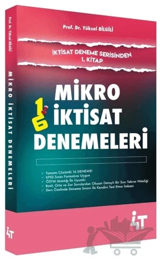 Mikro İktisat Denemeleri-İktisat Deneme Serisinden 1.Kitap – Yüksel Bilgili – 4T Yayınları kitap kapağı
