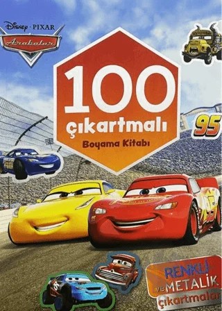 Disney Arabalar 100 Çıkartmalı Boyama Kitabı – Kolektif – Doğan Çocuk kitap kapağı