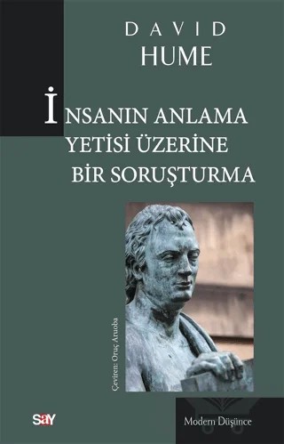 İnsanın Anlama Yetisi Üzerine Bir Soruşturma – David Hume – Say Yayınları kitap kapağı