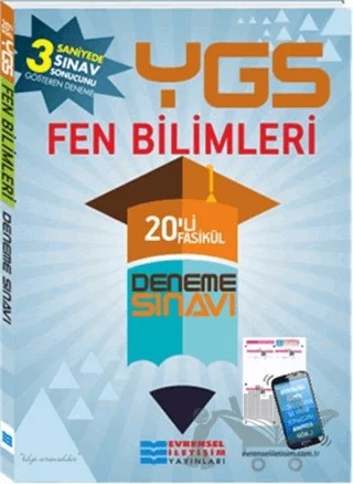 YGS Fen Bilimleri 20'li Fasikül Denemeler – Kolektif – Evrensel İletişim Yayınları kitap kapağı