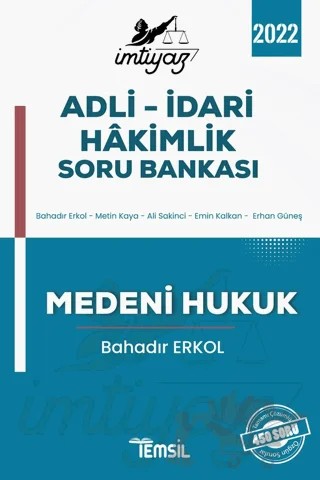 İmtiyaz Adli - İdari Hakimlik Soru Bankası – Metin Kaya, Ali Sakinci, Emin Kalkan, Bahadır Erkol, Erhan Güneş – Temsil Kitap kitap kapağı