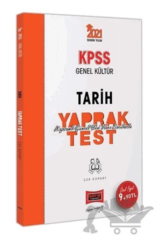 2021 KPSS Genel Kültür Tarih Çek Kopart Yaprak Test – Kolektif – Yargı Yayınevi kitap kapağı