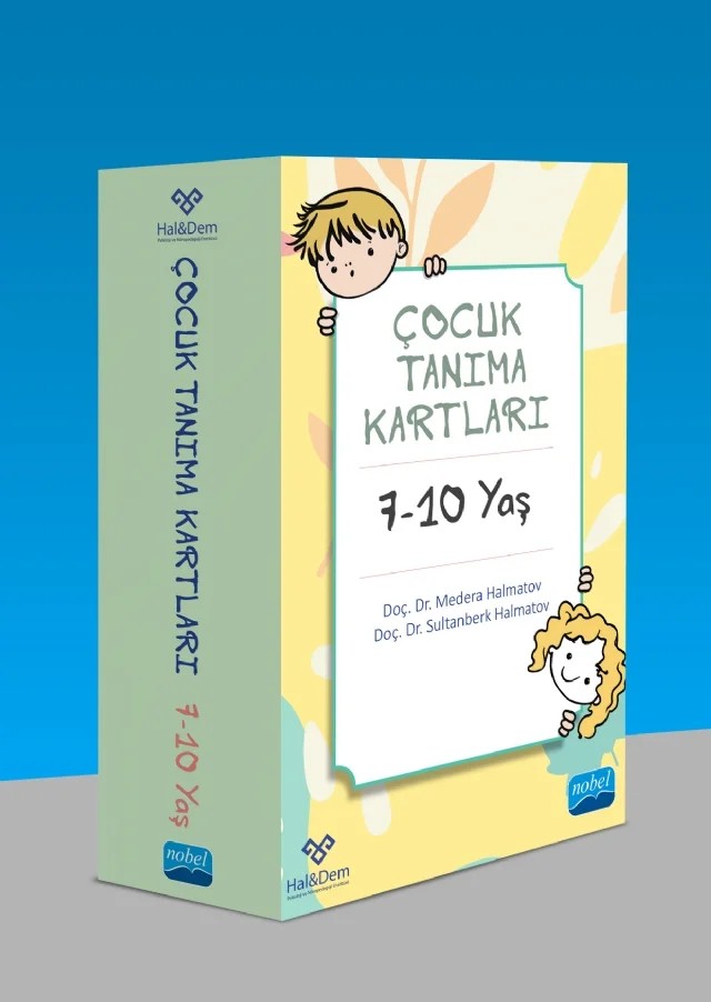 ÇOCUK TANIMA KARTLARI 7-10 Yaş – Medera Halmatov, Sultanberk Halmatov – Nobel Akademik Yayıncılık kitap kapağı