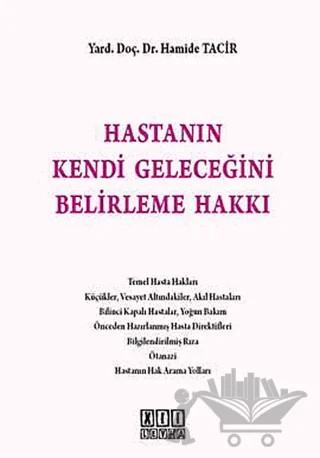 Hastanın Kendi Geleceğini Belirleme Hakkı – Hamide Tacir – On İki Levha Yayınları kitap kapağı