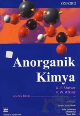 Anorganik Kimya – D. F. Shriver, P. W. Atkins – Bilim Yayınevi kitap kapağı