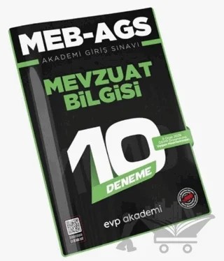 MEB-AGS Mevzuat Bilgisi 10 Deneme Çözümlü – Kolektif – EVP Akademi kitap kapağı