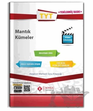 TYT Mantık Kümeler – Kolektif – Sonuç Yayınları kitap kapağı