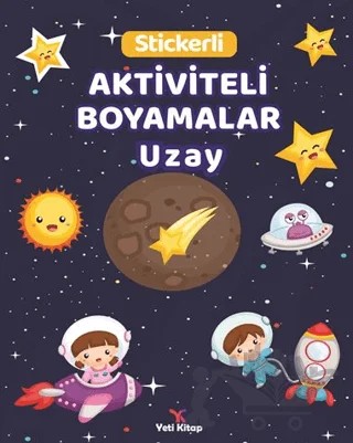 Uzay Aktiviteli Boyamalar – Kolektif – Yeti Kitap kitap kapağı
