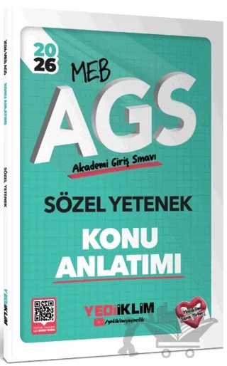 2026 MEB AGS Sözel Yetenek Konu Anlatımı – Kolektif – Yediiklim Yayınları kitap kapağı