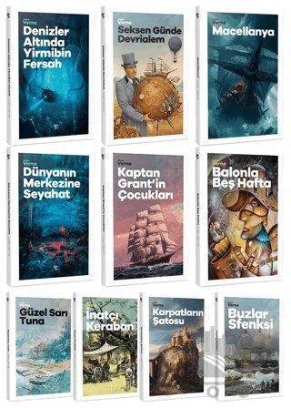 Jules Verne Serisi (10 Kitap) – Jules Verne – Halk Kitabevi kitap kapağı