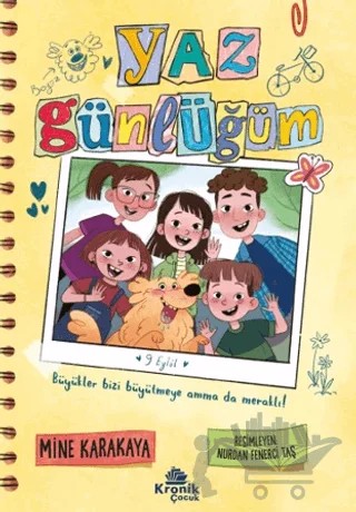 Yaz Günlüğüm – Mine Karakaya – Kronik Çocuk kitap kapağı
