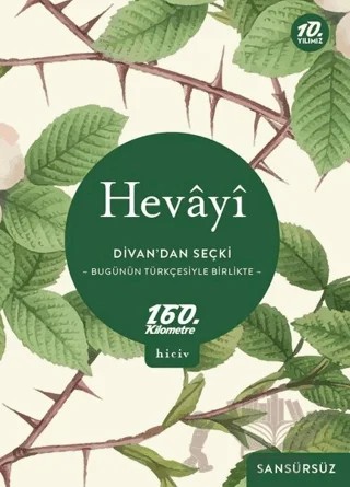 Divan’dan Seçki – Hevayi – 160. Kilometre Yayınevi kitap kapağı