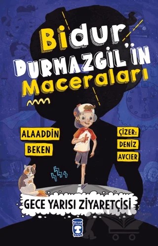 Bidur Durmazgil'in Maceraları - Gece Yarısı Ziyaretçisi – Alaaddin Beken – Timaş Çocuk kitap kapağı