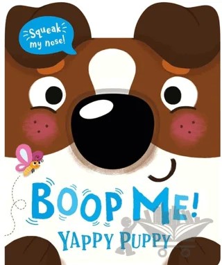 Boop Me - Yappy Puppy – Claire Baker – IMAGINE THAT kitap kapağı