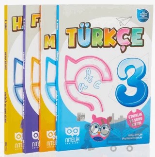 3. Sınıf İlkokul Soru Seti Tüm Dersler – Gökçe Dinçer, Ulaş Remzi Koralay – Nitelik Yayınları - Bayilik kitap kapağı