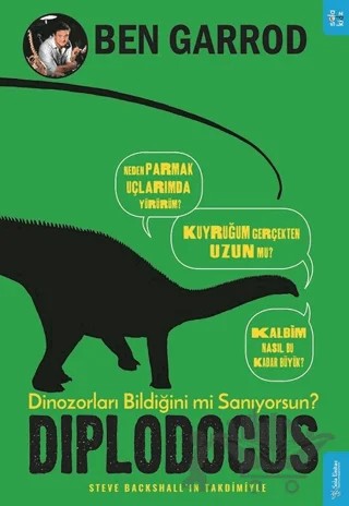 Diplodocus – Ben Garrod – Sola Kidz kitap kapağı