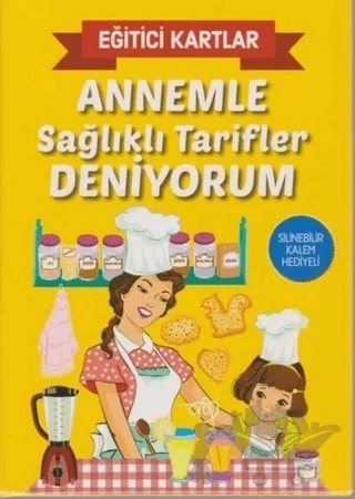 Annemle Sağlıklı Tarifler Deniyorum - Eğitici Kartlar – Ivan Nikolov Ivanov – Teleskop Popüler Bilim kitap kapağı