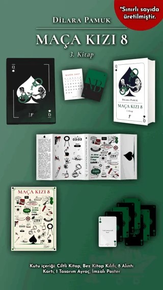 Maça Kızı 8 - 3. Kitap (Kutulu Set) – Dilara Pamuk – Artemis Yayınları kitap kapağı