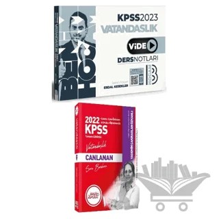 2023 KPSS Vatandaşlık Video Ders Notları Benim Hocam Yayınları Erdal Kesekler + Vatandaşlık Soru Bankası – Kolektif – Hangi KPSS Yayınları kitap kapağı