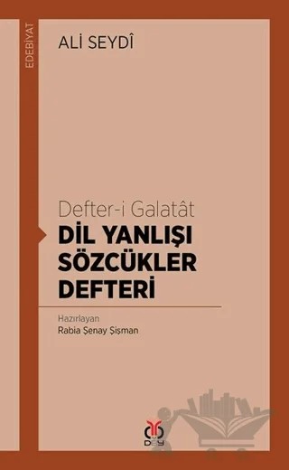 Dil Yanlışı Sözcükler Defteri – Ali Seydi – DBY Yayınları kitap kapağı