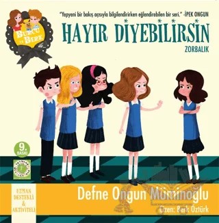 Burcu ve Berk ile Hayır Diyebilirsin! – Defne Ongun Müminoğlu – Artemis Yayınları kitap kapağı
