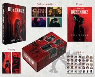 Düzenbaz - 7 Tutsak 1 Ölü (Kutulu) – Işıl Limae – Martı Yayınları kitap kapağı