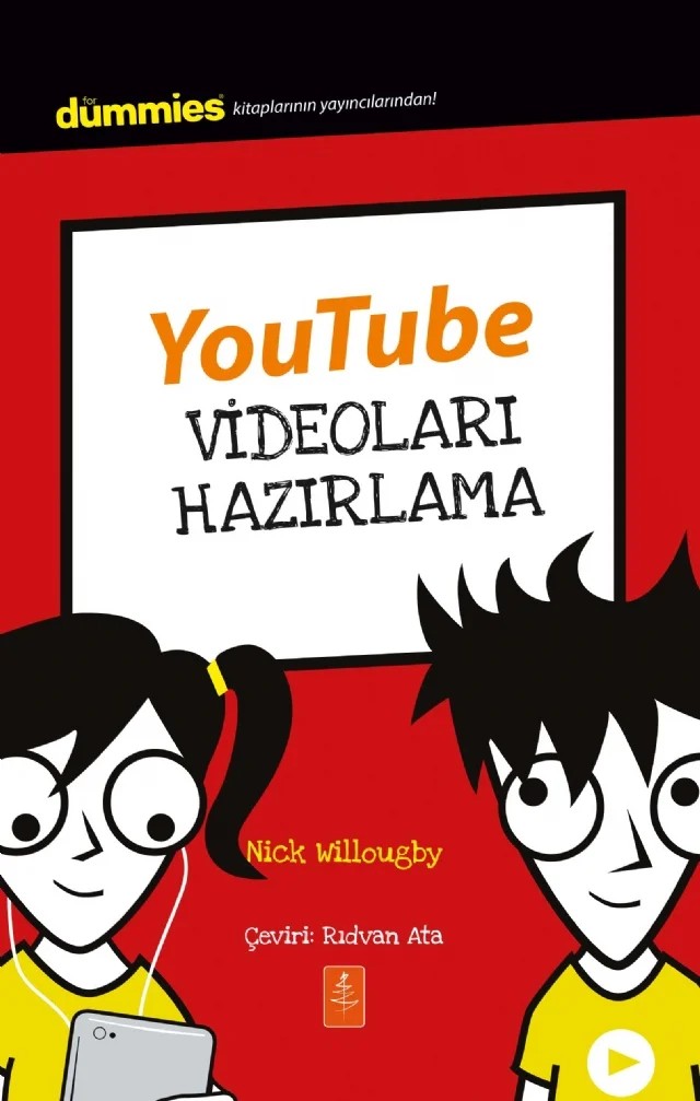 YOUTUBE VİDEOLARI HAZIRLAMA - Dummies Junior - Making YouTube Videos – Nick Willougby – Dummies Junior kitap kapağı