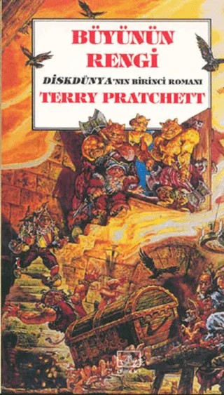 Büyünün Rengi Diskdünya’nın Birinci Romanı – Terry Pratchett – İthaki Yayınları kitap kapağı