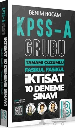 KPSS A Grubu Tamamı Çözümlü İktisat 10 Deneme Sınavı – Kolektif – Benim Hocam Yayınları kitap kapağı