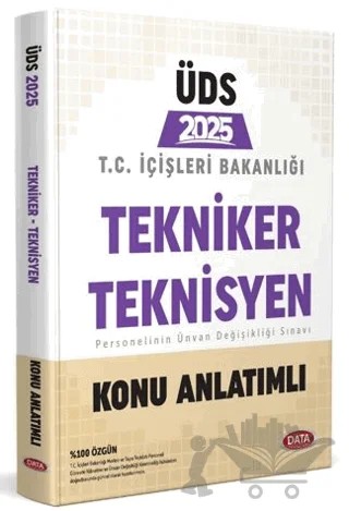 T.C. İçişleri Bakanlığı Tekniker - Teknisyen GYS - ÜDS Konu Anlatımlı – Kollektif – Data Yayınları kitap kapağı
