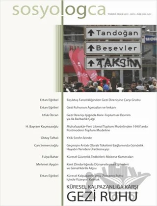 Sosyologca Dergisi Sayı: 6 – Doğu Kitabevi kitap kapağı
