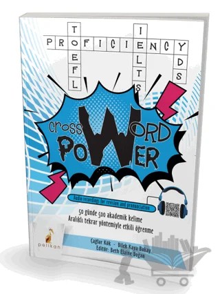 Crossword Power 50 Günde 500 Akademik Kelime (Audio Recordings for Revision and Pronunciation) – Beth Elaine Doğan, Çağlar Kök, Dilek Kaya Bakay – Pelikan Tıp Teknik Yayıncılık kitap kapağı