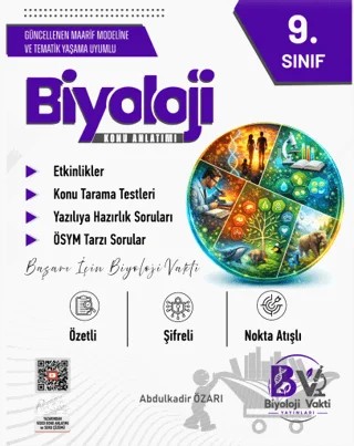 9. Sınıf Biyoloji Konu Anlatımı – Abdulkadir Özarı – Biyoloji Vakti kitap kapağı