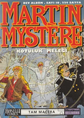 Martin Mystere Dev Albüm Sayı: 10 Kötülük Meleği – Alfredo Castelli – Oğlak Yayıncılık kitap kapağı