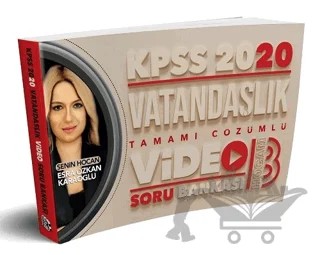 KPSS Vatandaşlık Tamamı Çözümlü Video Soru Bankası – Esra Özkan Karaoğlu – Benim Hocam Yayınları kitap kapağı