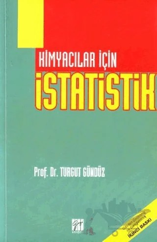 Kimyacılar İçin İstatistik – Turgut Gündüz – Gazi Kitabevi kitap kapağı