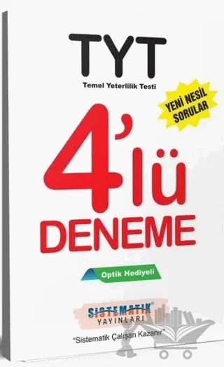 TYT Yeni Nesil Sorular 4'lü Deneme – Kolektif – Sistematik Yayınları kitap kapağı