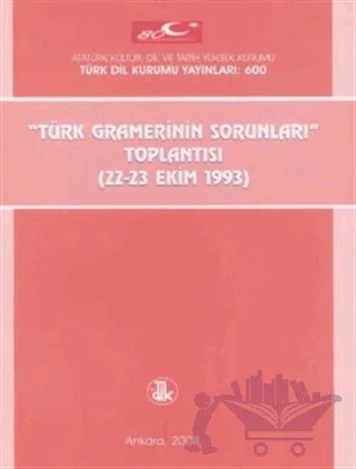 Türk Gramerinin Sorunları Toplantısı – Kolektif – Türk Dil Kurumu Yayınları kitap kapağı