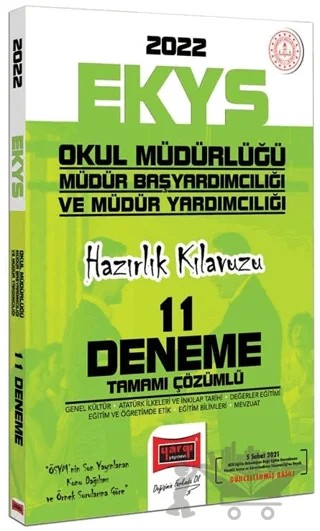 2022 EKYS Okul Müdürlüğü Müdür Başyardımcılığı ve Müdür Yardımcılığı Hazırlık Kılavuzu Tamamı Çözümlü – Kolektif – Yargı Yayınevi kitap kapağı