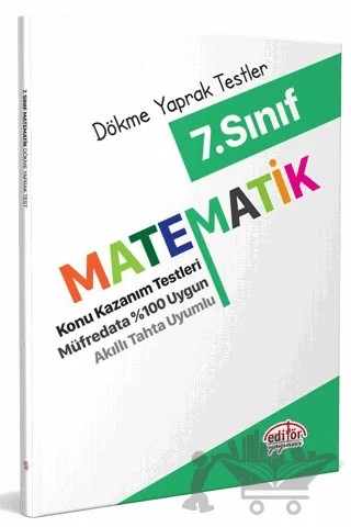 7. Sınıf Matematik Dökme Yaprak Testler – Kolektif – Editör Yayınevi kitap kapağı