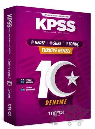 2026 KPSS Türkiye Geneli 10 Deneme Kolaydan Zora Hedef - Süre - Sonuç