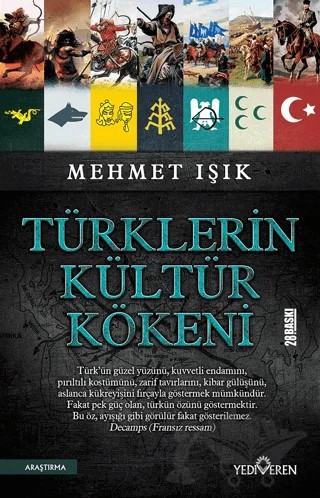 Türklerin Kültür Kökeni – Mehmet Işık – Yediveren Yayınları kitap kapağı
