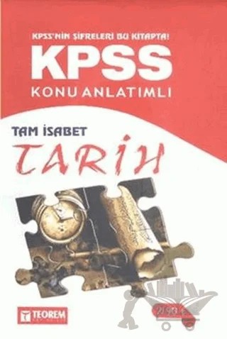 KPSS Tam İsabet Tarih Konu Anlatımlı – Muhyettin Baydaş – Teorem Yayıncılık kitap kapağı