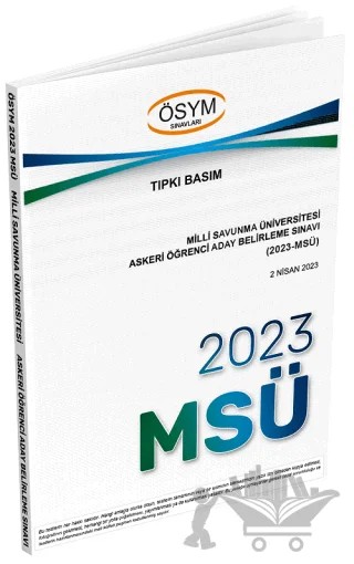 2023 MSÜ Çıkmış Sorular Tıpkı Basım – Kolektif – Dizgi Kitap kitap kapağı