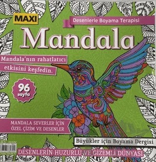 Maxi Mandala Büyükler İçin Boyama Dergisi 2024 - 02 – Maxi Yayıncılık kitap kapağı