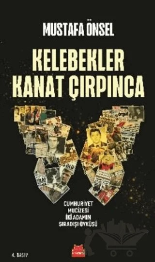Kelebekler Kanat Çırpınca – Mustafa Önsel – Kırmızı Kedi Yayınevi kitap kapağı