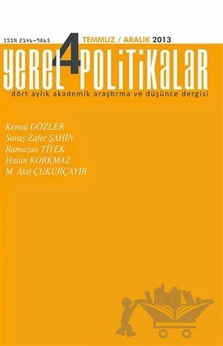 Yerel Politikalar Sayı: 4 – Çizgi Kitabevi Yayınları kitap kapağı