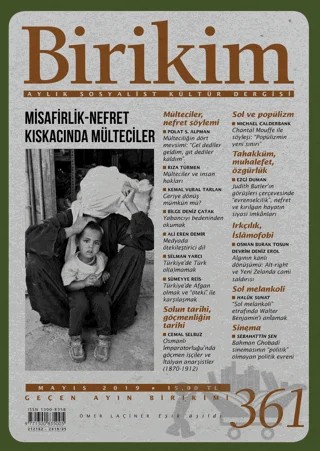Birikim Aylık Sosyalist Kültür Dergisi Sayı: 361 Mayıs 2019 – Birikim Yayınları kitap kapağı