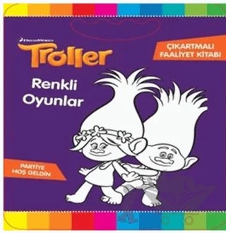 Troller - Renkli Oyunlar Çıkartmalı Faaliyet Kitabı – Kolektif – Doğan Egmont Yayıncılık kitap kapağı