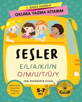 1. Sınıfa Hazırlık Okuma Yazma Kitabım Sesler – Kolektif – Floki Çocuk kitap kapağı